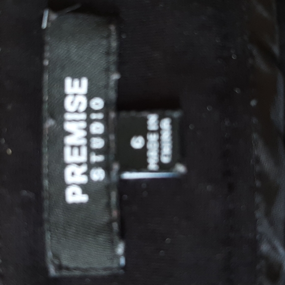 Black Faux Wrap Skirt - Picture 7 of 9